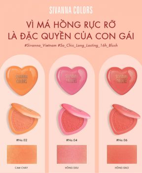 Phấn Má Sivanna Colors So Chic Lâu Trôi