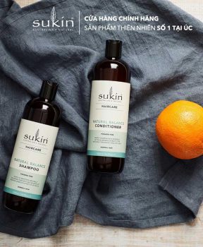 Dầu Xả Sukin Natural Balance Cân Bằng Thiên Nhiên 500ml Haircare Natural Balance Conditioner