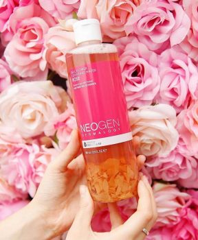 Nước Tẩy Trang Neogen Dermalogy Hoa Hồng Dưỡng Ẩm Da 300ml Real Flower Cleansing Water Rose