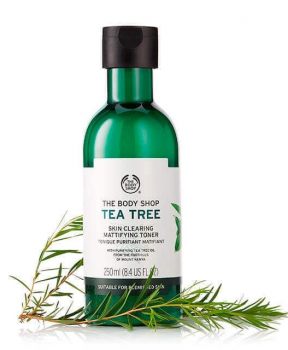 Toner The Body Shop Tràm Trà Cho Da Dầu Mụn 250ml Tea Tree Skin Clearing Mattifying Toner