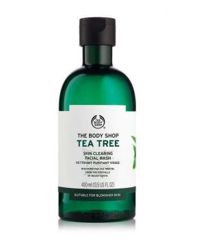 Sữa Rửa Mặt The Body Shop Tràm Trà Cho Da Dầu Mụn 250ml Tea Tree Skin Clearing Facial Wash