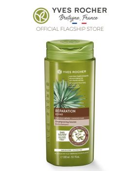 Dầu Gội Yves Rocher Hỗ Trợ Phục Hồi Tóc Hư Tổn 300ml (Mẫu Mới 2019) Repair Damaged Hair Balm Shampoo