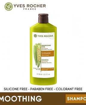 Dầu Gội Yves Rocher Cho Tóc Thẳng & Suôn Mượt 300ml Lissage Smoothing Shampoo