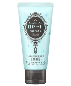 Sữa Rửa Mặt Rosette Làm Giảm Mụn 120g Face Wash Pasta Acne Clear