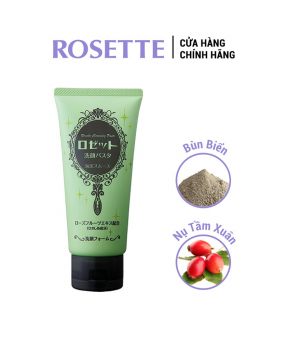 Sữa Rửa Mặt Rosette Hỗ Trợ Thu Nhỏ Lỗ Chân Lông 120g Face Wash Pasta Sea Clay Smooth