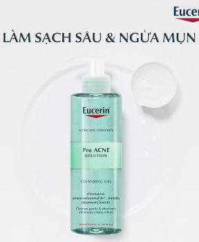 Gel Rửa Mặt Eucerin Cho Da Dầu Mụn 200ml