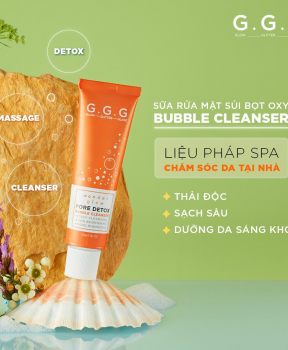 Sữa Rửa Mặt Sủi Bọt G.G.G Sạch Mụn Đầu Đen & Sáng Da 50g