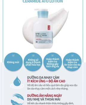 Lotion Dưỡng Ẩm Illiyoon Dịu Nhẹ Cho Da Nhạy Cảm 350ml