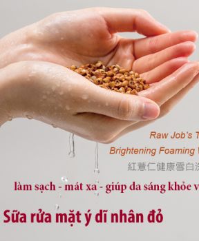 Sữa Rửa Mặt Naruko Ý Dĩ Nhân Đỏ Làm Sáng Da 120ml