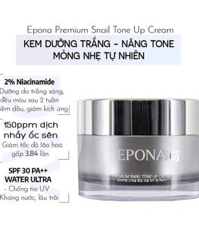 Kem Dưỡng Epona Sáng Da, Nâng Tông Chiết Xuất Ốc Sên 50ml