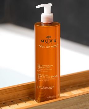 Gel Rửa Mặt & Tắm Toàn Thân Nuxe Cho Da Khô, Nhạy Cảm 400ml