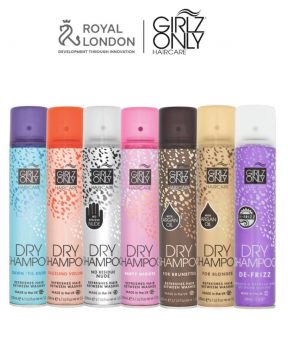 Dầu Gội Khô Girlz Only Hương Trái Cây Ngọt Ngào 200ml Dry Shampoo Party Nights