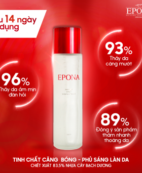 Tinh Chất Epona căng bóng, sáng da 150ml Premium Birch Essence Toner