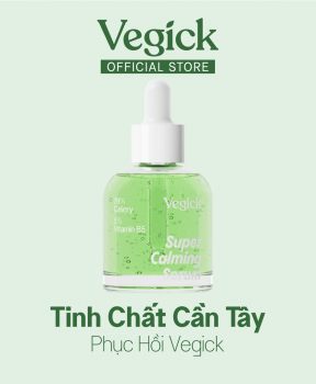 Tinh Chất Vegick Làm Dịu, Hỗ Trợ Phục Hồi Da Super Calming Serum 