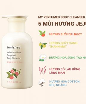 Sữa tắm hương innisfree My Perfumed Body Cleanser 330 mL