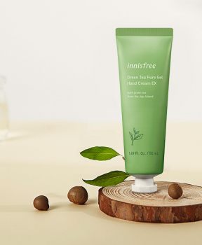 Gel dưỡng da tay hương trà xanh innisfree Green Tea Pure Gel Hand Cream EX 50 mL