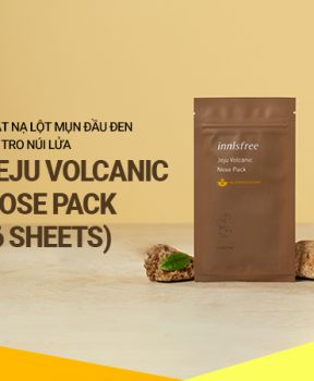 Mặt nạ lột dành cho vùng mũi innisfree Jeju Volcanic Nose Pack 6 shts