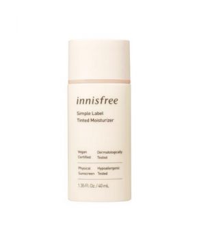 Kem dưỡng ẩm trang điểm innisfree Simple Label Tinted Moisturizer 40 mL