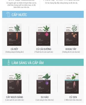 Mặt nạ dưỡng ẩm sáng da chiết xuất rau củ Jeju innisfree Jeju Root Energy Mask 25 mL
