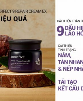 Kem dưỡng ngăn ngừa lão hóa chuyên sâu innisfree Perfect 9 Intensive Cream 60 mL