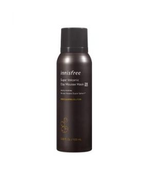 Mặt nạ se khít lỗ chân lông dạng bọt xốp innisfree Jeju Super Volcanic Clay Mousse Mask 2X 100 mL