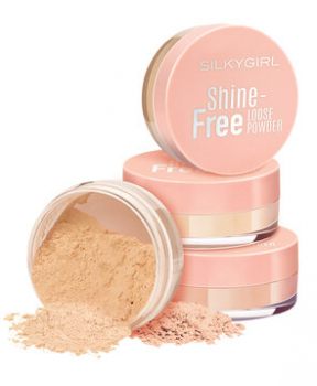 Phấn Phủ Silkygirl Dạng Bột Giảm Nhờn 02 Tông Tự Nhiên Shine Free Loose Powder 10g