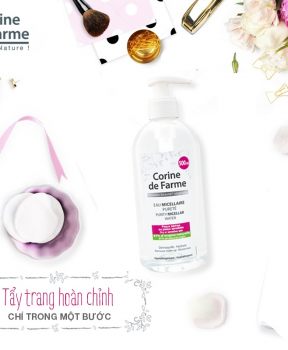 Nước Tẩy Trang Corine de Farme Dịu Nhẹ 100ml Purity Micellar Water