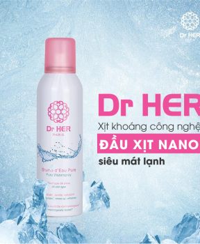 Xịt Khoáng Dr Her Paris Làm Dịu Da 150ml Pure Water Spray