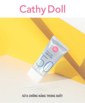 Sữa Chống Nắng Cathy Doll Dưỡng Da SPF50 PA++++ 15ml Ultra Light Sun Fluid