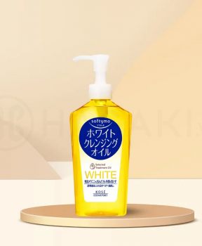 Dầu Tẩy Trang Kosé Softymo White Cleansing Oil Làm Sạch Tế Bào Chết 230ml (Màu vàng nhạt)