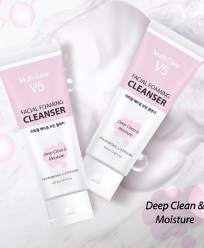 Sữa Rửa Mặt Rainbow L'affair Kiềm Dầu, Cân Bằng Ẩm 150ml Multi-Care V5 Facial Foaming Cleanser