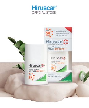 Sữa Chống Nắng Hiruscar Dành Cho Da Dầu, Mụn 25g Anti-Acne UV Fluid SPF50 PA++++