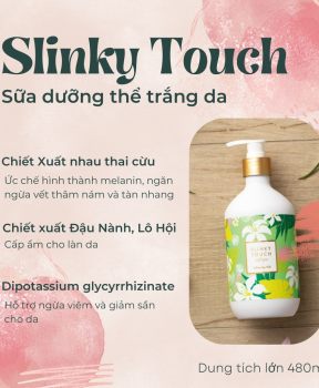 Slinky Touch Sữa dưỡng thể self spa whitening body milk 480gr