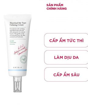 AXIS-Y Kem dưỡng Heartleaf My Type Calming Cream 60ml