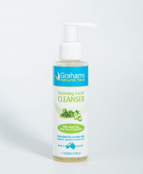 Grahams Sữa rửa mặt Natural Face Foaming Facial Cleanser 125ml