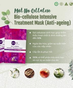 Anumi Mặt nạ giấy Bio-Cellulose Intensive Treatment Mask 25ml