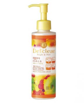 Gel Tẩy Tế Bào Chết Meishoku Detclear Hương Trái Cây 180ml Bright & Peel Fruits Peeling Jelly (Mix Fruit)