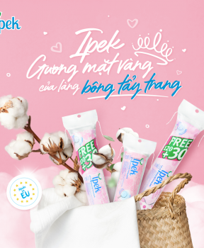 Bông Tẩy Trang Ipek 150 Miếng Cotton Pads