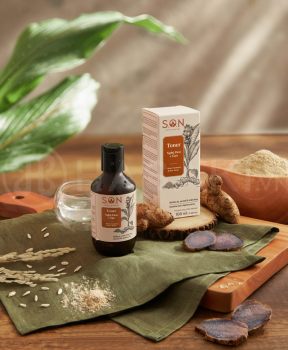 Toner S.O.N Nghệ Đen & Gạo Dưỡng Ẩm, Se Lỗ Chân Lông 100ml Black Turmeric & Rice Toner