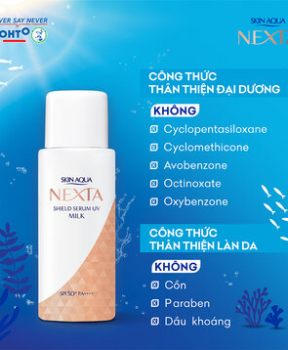 Serum Chống Nắng Sunplay Ngừa Sạm Nám Dạng Sữa 50g Skin Aqua Nexta Shield Serum Uv Milk SPF 50+ PA++++