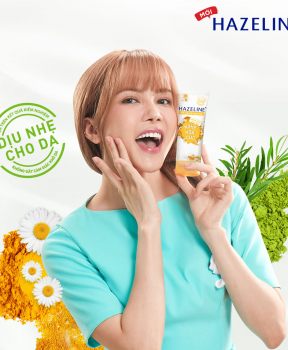 Sữa Rửa Mặt Hazeline Giảm Mụn Chiết Xuất Nghệ Hoa Cúc 100g