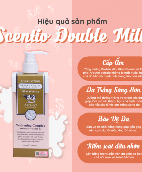 Dưỡng Thể Beauty Buffet Sữa Bò Làm Sáng Da 250ml Scentio Double Milk Triple White Body Lotion
