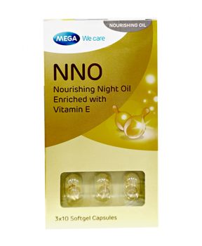 Mega Dầu dưỡng ban đêm NNO Nourishing Night Oil 10 viên x 3 vỉ