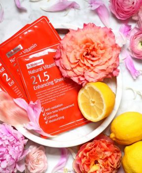 By Wishtrend mặt nạ giấy Natural Vitamin 21.5% Enhancing Sheet Mask 23g