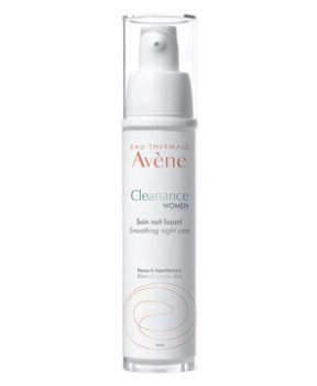 Kem Dưỡng Đêm Avène Hỗ Trợ Giảm Mụn & Thâm Sẹo Mụn 30ml Cleanance Women Smoothing Night Cream
