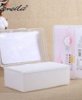 Bông Tẩy Trang Siêu Mềm Mịn Lameila Cotton CXT001 - Hộp 1000 Miếng