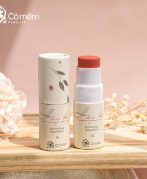 Kem Thỏi Má Hồng Hây Hây Cỏ Mềm 5g