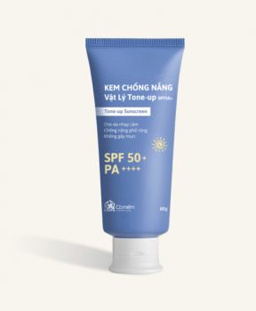 Kem Chống Nắng Vật Lý Tone-Up SPF 50+ An toàn cho da nhạy cảm 60g