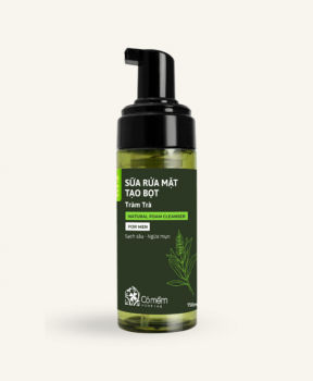 Sữa Rửa Mặt Tràm Trà Tạo Bọt For Men - Làm sạch da, thoáng lỗ chân lông, duy trì độ ẩm cho nam, dùng làm bọt cạo râu