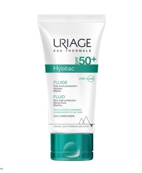 Sữa Chống Nắng Uriage Kiềm Dầu Cho Da Dầu Mụn, Hỗn Hợp 50ml Hyseac Fluide SPF50+